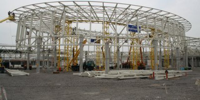 Construction of multifunctional building REINHOLD CENTER SILESIA ATRIUM in Katowice