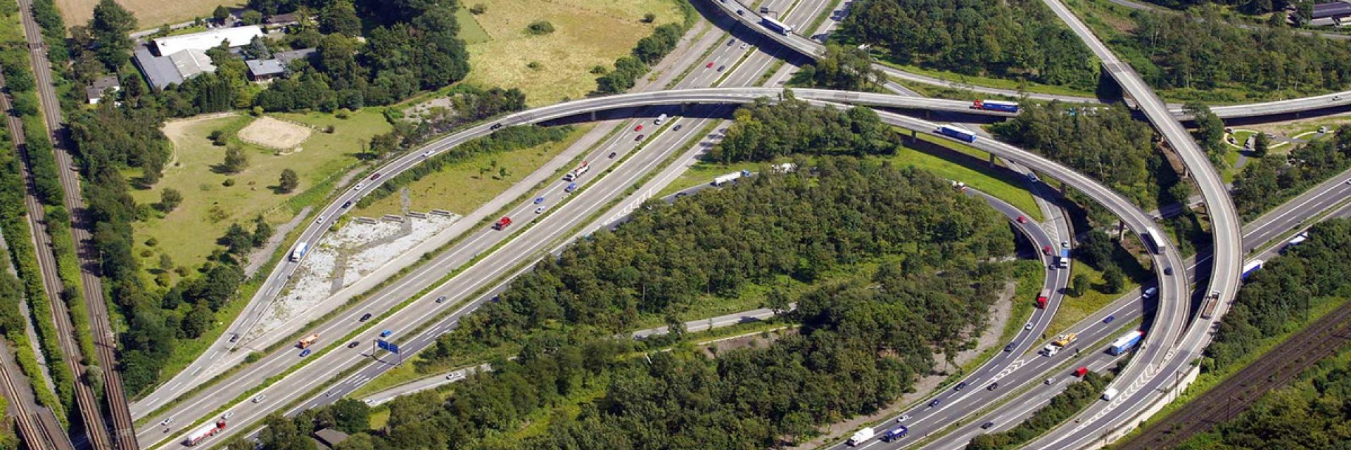 Reconstruction of the A3/A40 Kaiserberg motorway junction near Duisburg, Germany