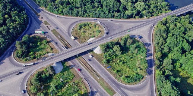 Reconstruction of bridges on the B51 road near Münster, Germany