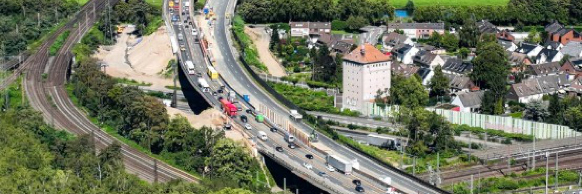 Reconstruction of the BW5 viaduct at the A3/A40 Kaiserberg motorway junction, Germany