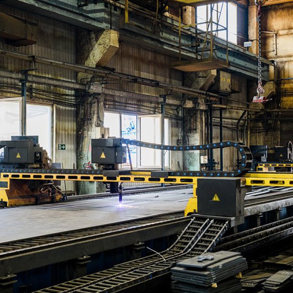 The Steel Structures Manufacturing Plant in Kielce includes: