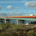 The reconstruction of brigde over Vistula river in Kiezmark